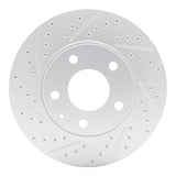 R1 19-25 Mazda 3 Front Left Drilled & Slotted Geo-Carbon Rotor - 830-80082L