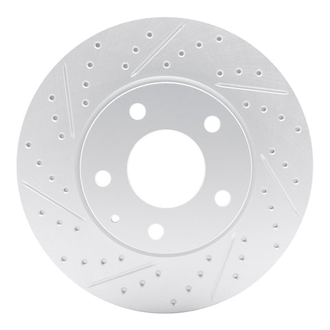 R1 19-25 Mazda 3 Front Left Drilled & Slotted Geo-Carbon Rotor - 830-80082L