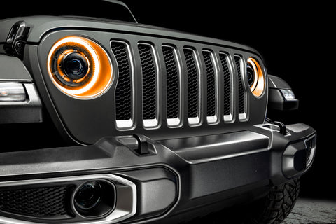 Oracle Jeep JL/Gladiator JT Oculus Bi-LED Projector Headlights - Amber/White Switchback - 5839-023
