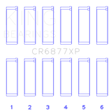 King BMW S54B32 (Size 0.25mm) Performance Connecting Rod Bearing - Set of 6 - CR6877XP0.25
