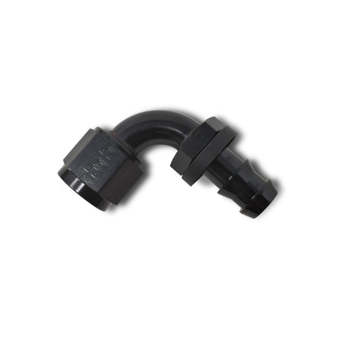 Russell Performance -8 AN Twist-Lok 90 Degree Hose End (Black) - 624173