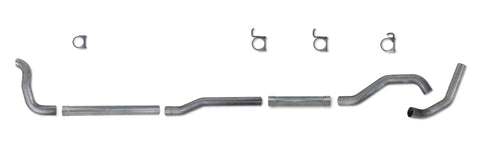 Diamond Eye KIT 4in TB MFLR RPLCMENT PIPE SGL AL: 2-WHEEL DRIVE ONLY 89-93 DODGE CUMMINS 5.9L - K4209A-RP