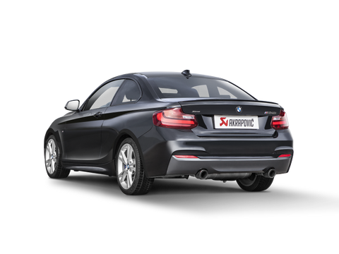 Akrapovic 16-17 BMW M240i (F22 F23) Evolution Line Cat Back (SS) w/ Carbon Tips (Req. Link Pipe) - MTP-BM/SS/4H