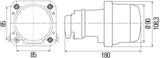 Hella HLMP 90mm Bi-Xenon D2S 12V ECE LHD *Special Order/No Cancellation* - 009997011
