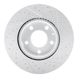 R1 19-25 Mazda 3 Front Left Drilled & Slotted Geo-Carbon Rotor - 830-80082L