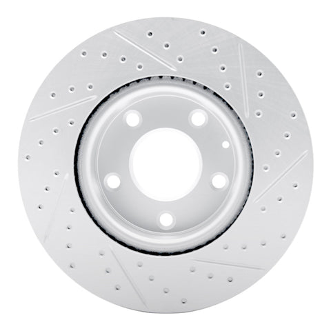 R1 19-25 Mazda 3 Front Left Drilled & Slotted Geo-Carbon Rotor - 830-80082L