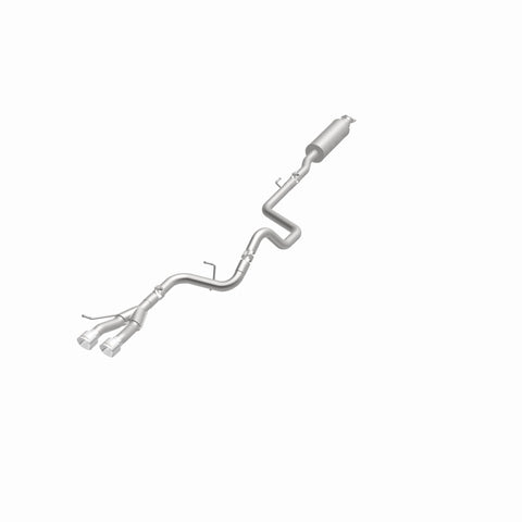 MagnaFlow 13 Hyundai Veloster 1.6L Turbo Dual Center Rear Exit Stainless Cat Back Perf Exhaust - 15215