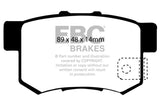 EBC 97 Acura CL 2.2 Yellowstuff Rear Brake Pads - DP41193R