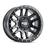 Dirty Life 9309 Canyon Pro 17x9/6x135 BP/0mm Offset/87.1mm Hub Matte Black Wheel - Beadlock - 9309-7936MB0
