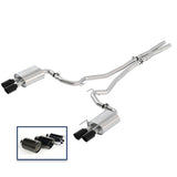 Ford Racing 2018+ Mustang GT 5.0L Cat-Back Extreme Exhaust System w/ Quad Black Chrome Tips - M-5200-M8EBA