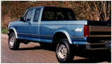 Bushwacker 92-96 Ford F-150 Styleside Extend-A-Fender Style Flares 4pc 81.0/96.0in Bed - Black - 20904-11