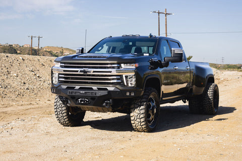 DV8 Offroad 20-23 Chevrolet Silverado 2500/3500 Spec Series Front Bumper w/ Winch - FBCS2-03