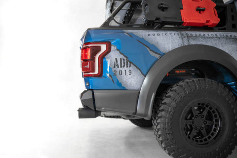 Addictive Desert Designs 17-20 Ford Raptor F-150 Bomber Rear Bumper w/ Backup Sensor Cutouts - R110011370103