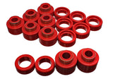 Energy Suspension Chevy Xtra Cab 2&4Wd Body Mts - Red - 3.4122R