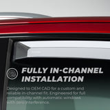Putco 17-20 Ford SuperDuty - SuperCab (Set of 4) Element Chrome Window Visors - 480067