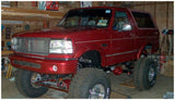 Bushwacker 92-96 Ford Bronco Extend-A-Fender Style Flares 2pc - Black - 20020-11