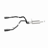 Magnaflow 09-15 Dodge Ram 1500 V8 Dual Spilt Rear Exit Black Stainless C/B Perf Exhaust - 15363