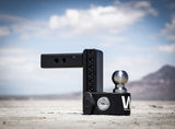 Weigh Safe 6in Drop Hitch w/Built-in Scale & 2.5in Shank (10K/22K GTWR) w/WS05 - Steel - SWS6-2.5-KA