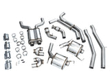 AWE Tuning 19-23 Audi C8 S6/S7 2.9T V6 AWD Touring Edition Exhaust - Chrome Silver Tips - 3015-42103