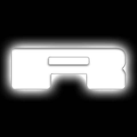 ORACLE Lighting Universal Illuminated LED Letter Badges - Matte Wht Surface Finish - R - 3140-R-001