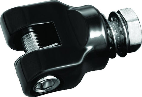 Kuryakyn Short Magnum Peg Mounts With 1/2in-13 Mounting Bolts Black - 7573