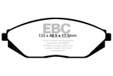 EBC 12-16 Chevrolet Spark 1.2 (Mexico) Ultimax2 Front Brake Pads - UD1590
