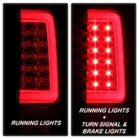 Spyder 07-13 Silverado (Will Not Work w/2010 921 Bulb) V3 Tail Lights Rd/Clr ALT-YD-CS07V3-LBLED-RC - 5084101