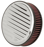 K&N H/D Sportster Filter Kit Round Grooved Intake System - RK-3913