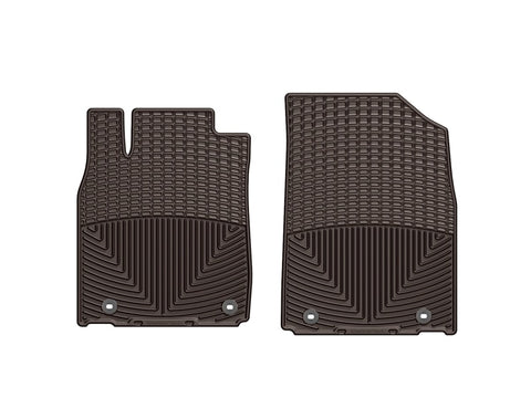 WeatherTech 2013+ Lexus ES Front Rubber Mats - Cocoa - W289CO
