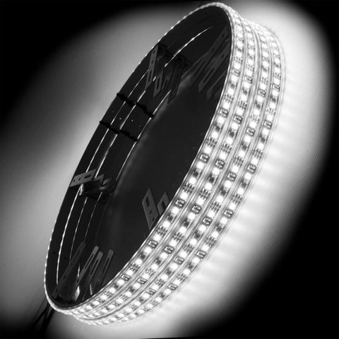 Oracle LED Illuminated Wheel Rings - Double LED - White - 4228-001