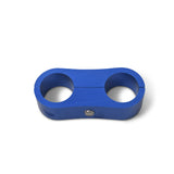 Russell Hose Separator For -12 Braided Hose Blue Anodize (2 Pack) - 654332