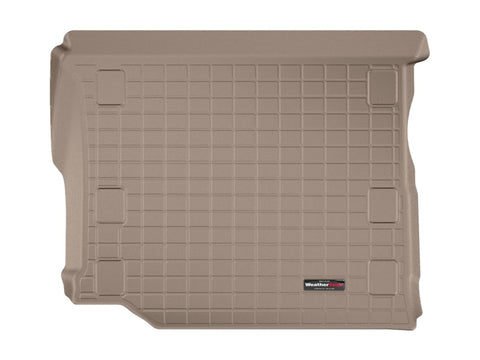 WeatherTech 2018+ Jeep Wrangler Unlimited Cargo Liners - Tan(Vehicles w/Flat Load Floor & Subwoofer) - 411107