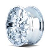 Mayhem 8030 Chaos 18x9 / 8x165.1 BP / -12mm Offset / 130.8mm Hub Chrome Wheel - 8030-8976C