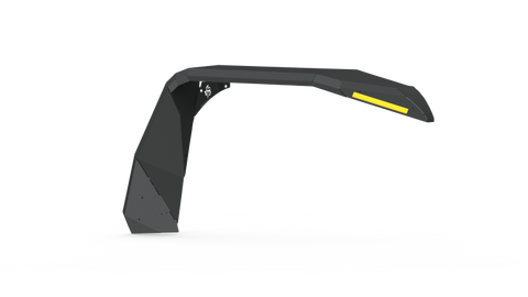 Road Armor 18-20 Jeep Wrangler JL Stealth Front Fender Flare w/Switchback LED DRL - Tex Blk - 518AFF0B