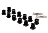 Energy Suspension Rear Spring & Shackle Bushing - Black - 8.2101G