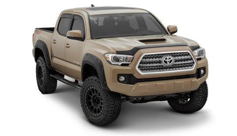 Bushwacker 16-18 Toyota Tacoma Pocket Style Flares 4pc 60.5/73.7in Bed - Black - 30922-02