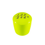 Raceseng Ashiko Shift Knob (Gate 3 Engraving) M12x1.25mm Adapter - Neon Yellow - 08311NY-08013-081102
