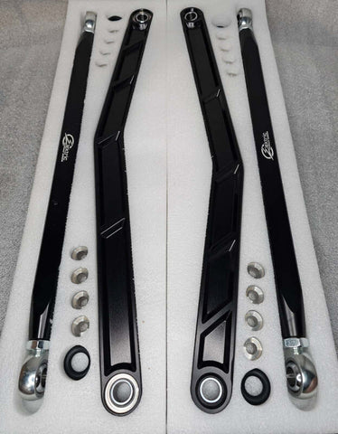Elektric Offroad 2020+ Polaris Rzr Pro Xp Volt Billet Radius Rods Anodized Blk - RRL610026
