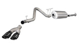 Corsa 11-13 GMC Sierra 6.0L V8 3in Cat-Back Single Side w Twin 4in Black Pro-Series Tips - 14792BLK