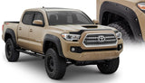 Bushwacker 16-18 Toyota Tacoma Pocket Style Flares 4pc 60.5/73.7in Bed - Black - 30922-02
