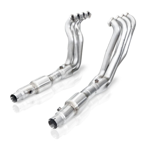 Stainless Works 2008-09 Pontiac G8 GT Headers 2in Primaries 2-1/2in Leads Factory Connect w/HF Cats - PG8HCATFC