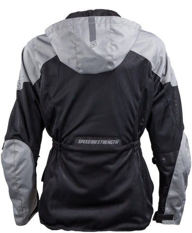 Speed and Strength Starstruck Mesh Jacket Grey/Black Womens - XS - 609918