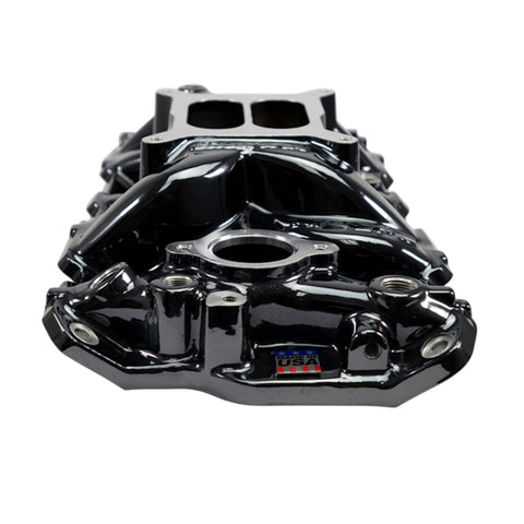 Edelbrock 55-86 Chevy SB Performer EPS Intake Manifold - Black Plasma Finish - 2701-BP