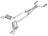 AWE 2023 Nissan Z RZ34 RWD Touring Edition Catback Exhaust System w/ Chrome Silver Tips - 3015-32400