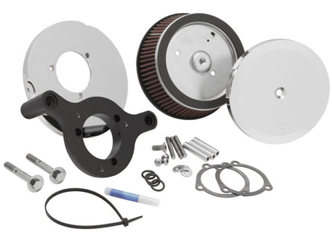 K&N  Harley-Davidson Dyna Wide Glide 103 CI Street Metal Intake System-Hammer - RK-3933