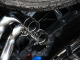 AWE Tuning 16-22 Toyota Tacoma 0FG Cat-Back Exhaust w/ BashGuard - Dual Chrome Silver Tips - 3015-32826