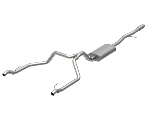 Kooks 2019+ GM 1500 Series Truck 5.3L CC w/ Short Box OEM x 3in SS Catback Uses OEM In-Bumper Tips - 28624150