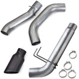 Banks Power 19-23 Dodge Ram Mega Cab 6.7L Cummins Monster Exhaust - SS Single Exhaust w/ Black Tip - 49799-B