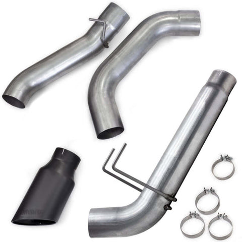 Banks Power 19-23 Dodge Ram Mega Cab 6.7L Cummins Monster Exhaust - SS Single Exhaust w/ Black Tip - 49799-B