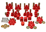 Energy Suspension 99-04 Ford F-250 4WD Superduty Red Hyper-flex Master Bushing Set - 4.18124R